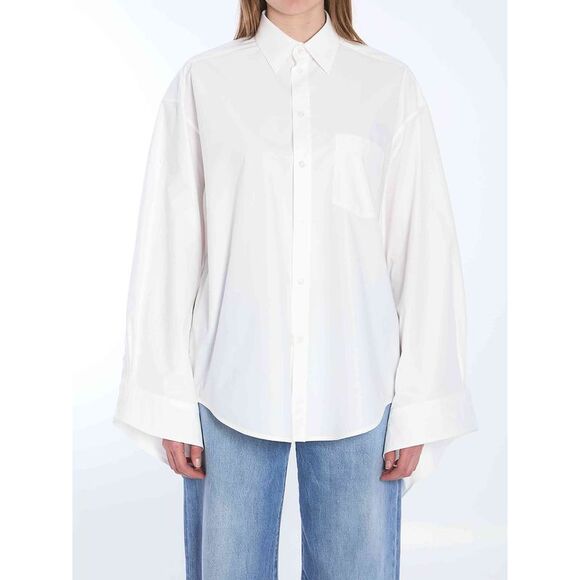 Balenciaga Women Tied Cuffs Blouse